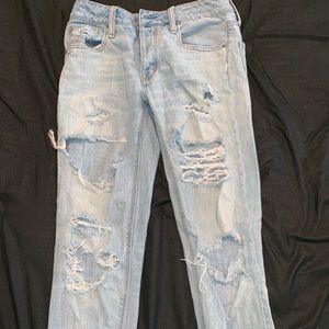 American Eagle Super Distressed Jeans
